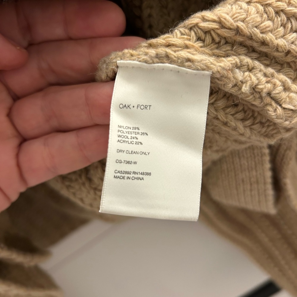 Chunky Knit Wrap Sweater - Picture 4 of 4